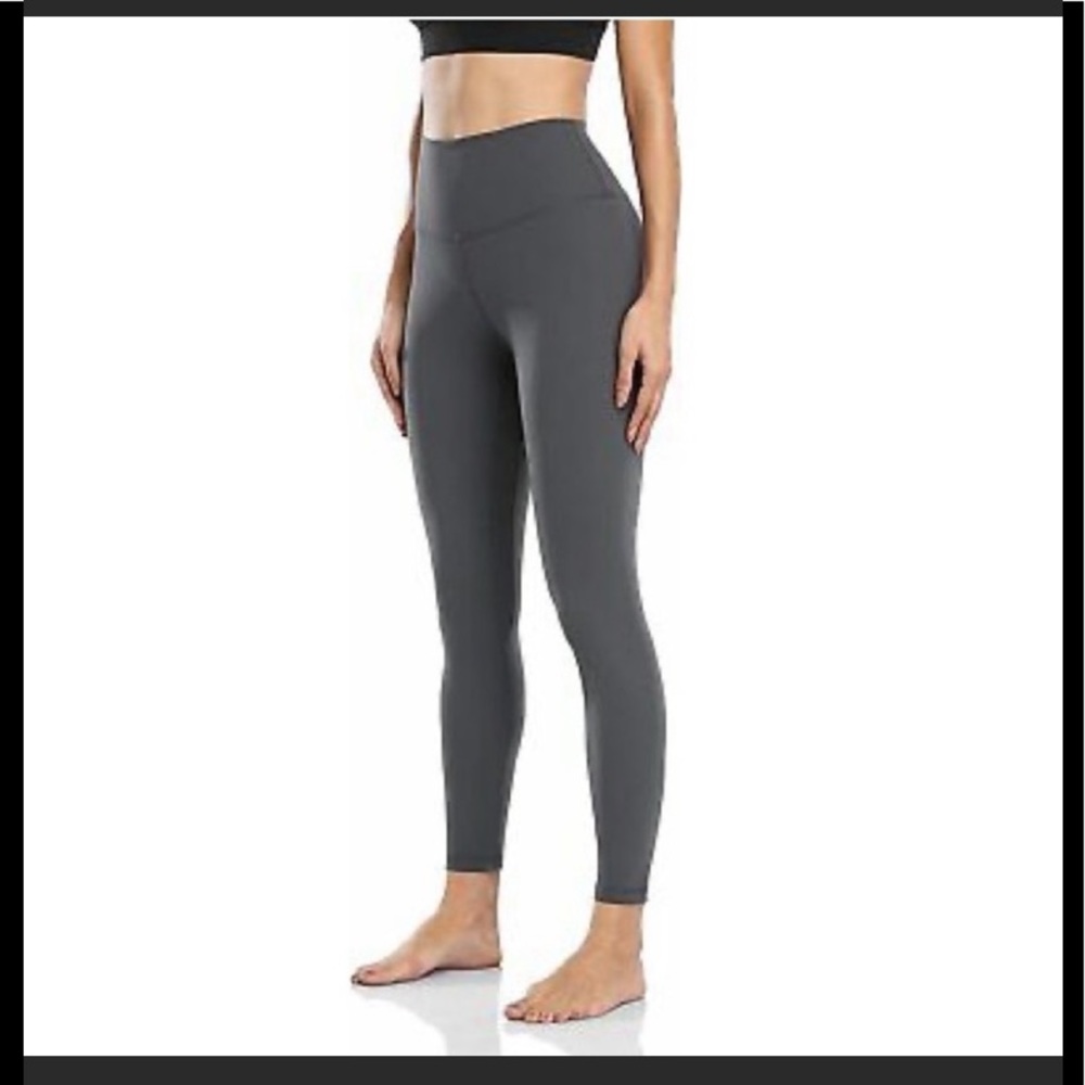 Smooth Perfect Fit Athletic Leggings Flattering To Your Shape ! Gray Size Large